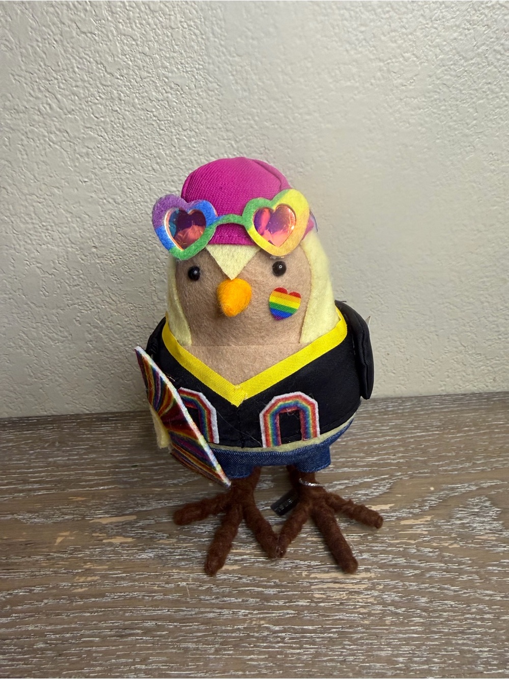 Target Featherly Friends PRIDE Festival Bird with Rainbow Fan